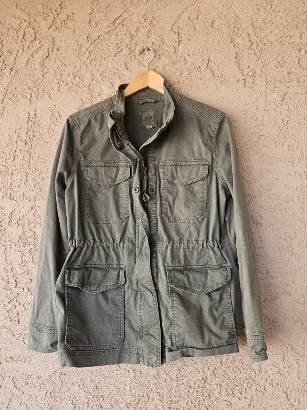 GAP Cargo Cinch Waist Utility Jacket
